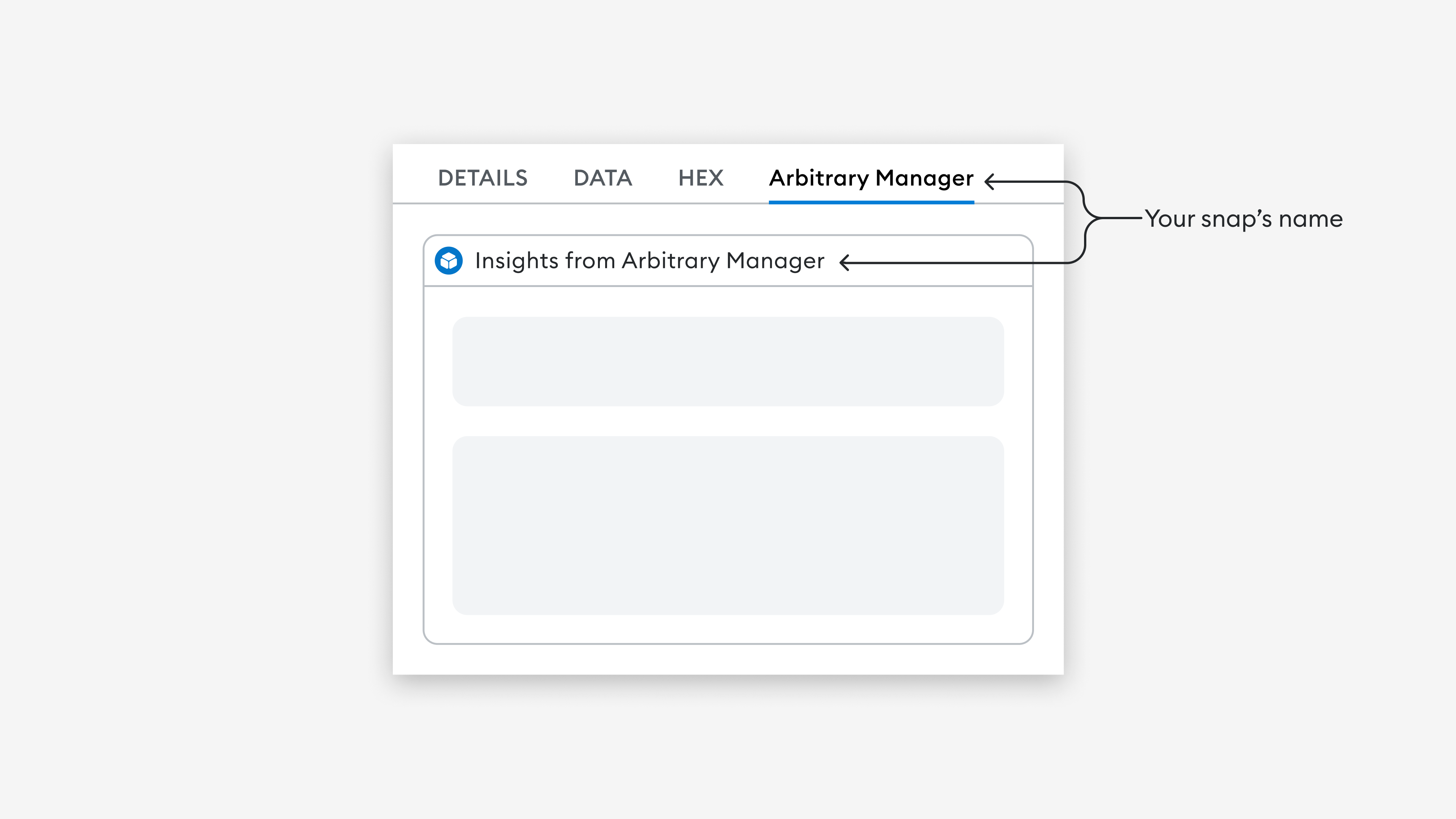 How your Snap&#39;s name is displayed during transaction insights